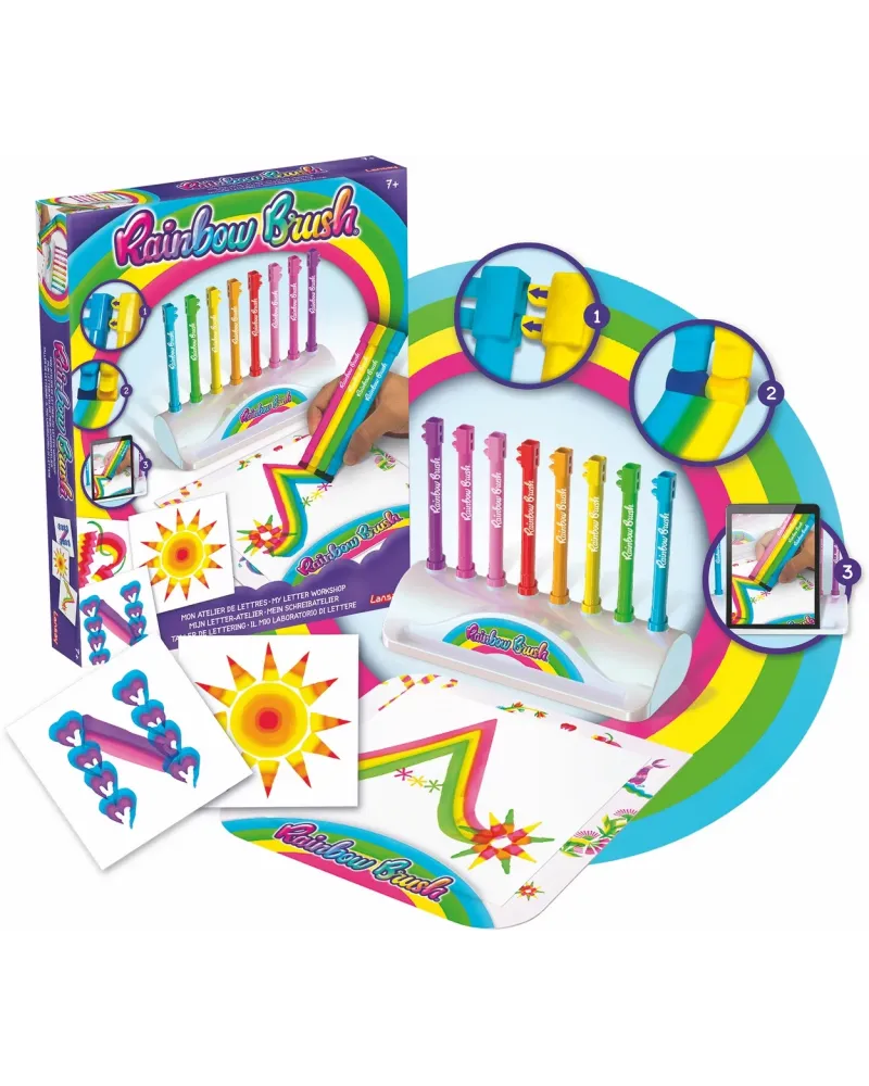 RAINBOW BRUSH MON ATELIER DE LETTRES  Clipse les feutres entre eux ...