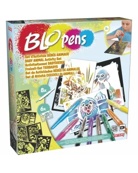 BLOPENS SET ACTIVITES BEBE ANIMAUX  8 feutres dans lesquels tu souf...