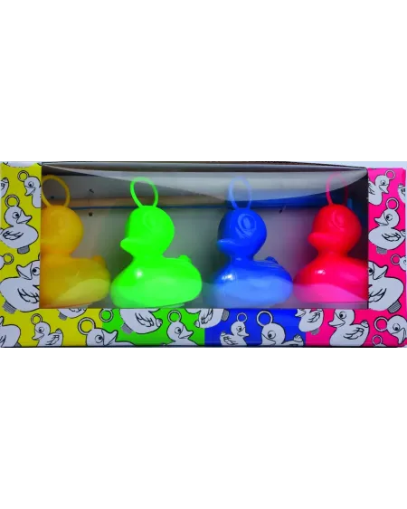 BOITE 4 CANARDS + 1 CANNE  4 canards et 1 canne à pêche. LEY4609  Â...