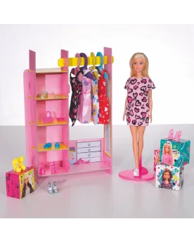 BARBIE BOUTIQUE DE MODE ET POUPEE  Construis ta boutique et amuse-t...