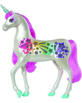 BARBIE LICORNE ARC EN CIEL L/S  Tu pourras brosser sa jolie crinièr...