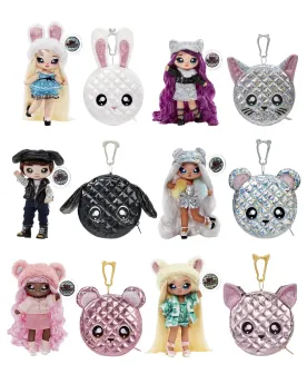 NA NA NA SURPRISE 2 EN 1 METALLIC  Contient 1 poupée et son petit s...