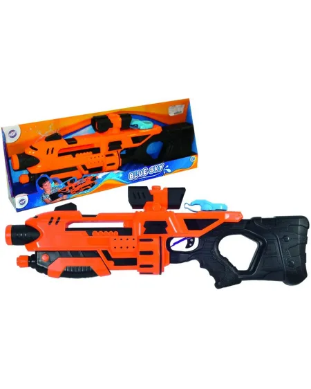 FUSIL A EAU POMPE 60 CM + LUNETTE  60 cm. Armement à pompe. Avec lu...