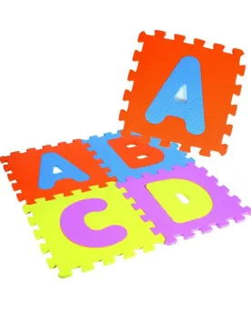 TAPIS 26 DALLES MOUSSE ALPHABET 30X30X10  26 dalles en mousse EVA d...