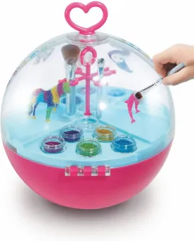 GLITZA ART PARTY BALL  En mélangeant les paillettes, tu pourras déc...