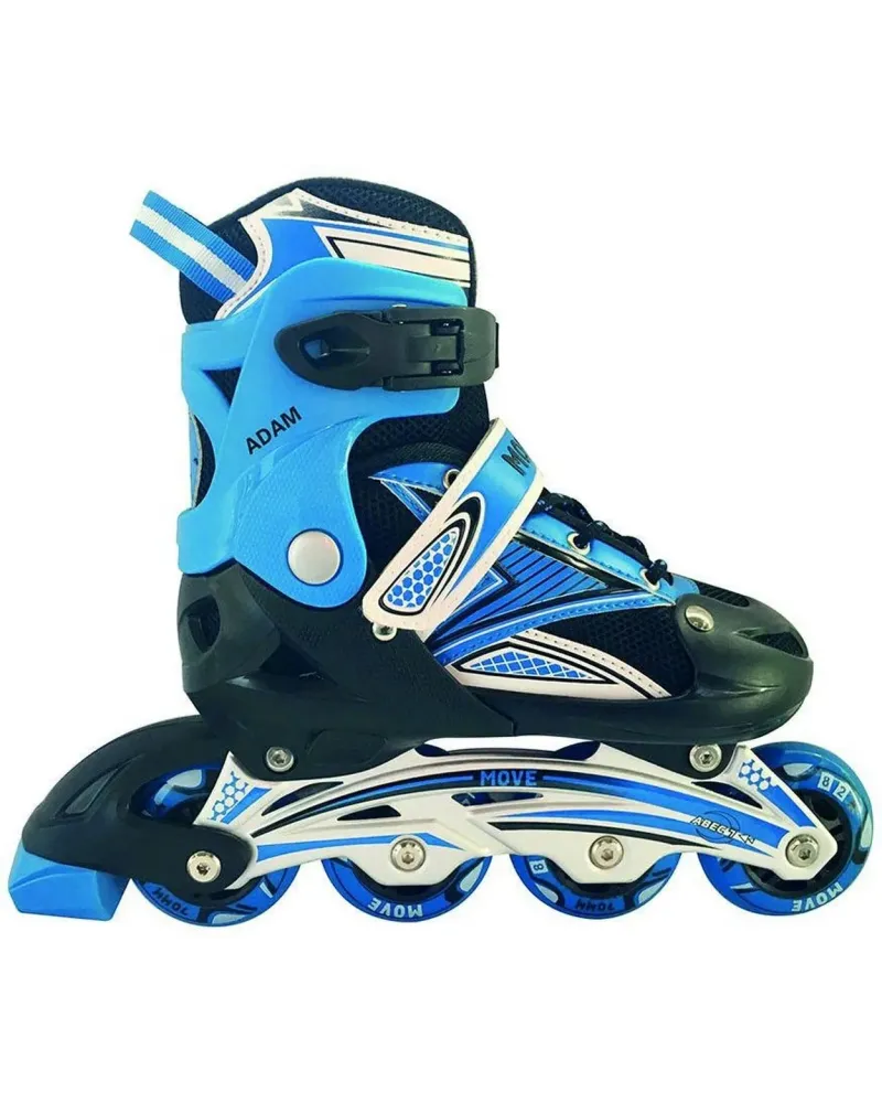IN LINE EXT 38/41 CHASSIS ALU ABEC7 BLEU  Pointure 38 - 41. Rouleme...