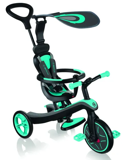 TRIKE EXPLORER TRICYCLE 4EN1 TURQUOISE Tout-en-un , d'abord tricycl...
