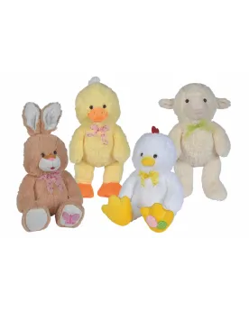 ANIMAL DE PAQUES 70CM 4ASS.  70 cm. Lapin, poulet, canard ou mouton...