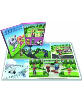COFFRET COMPTINES ET FIGURINES PAW PATRO  1 livre, des figurines et...