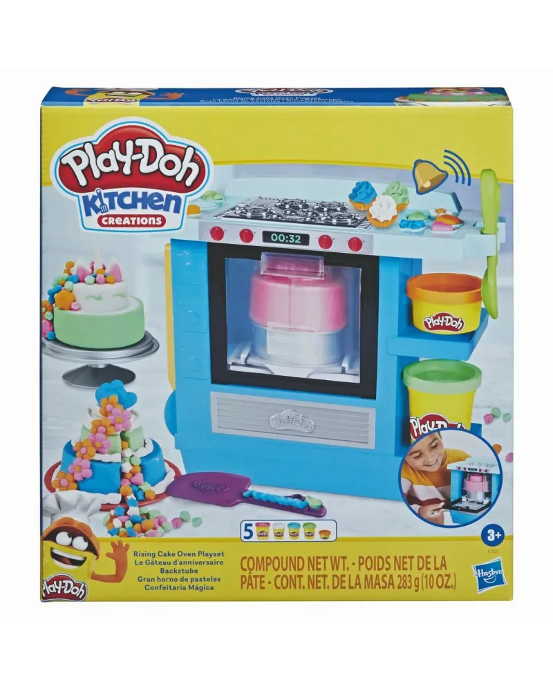 PLAY DOH CUISINIERE GATEAU D'ANNIVERSAIR  Inclus : une cuisinière p...