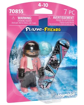 SNOWBOARDEUSE   PMB70855 PLAYMOBIL Pays d'origine: Europe -Âge Mini...
