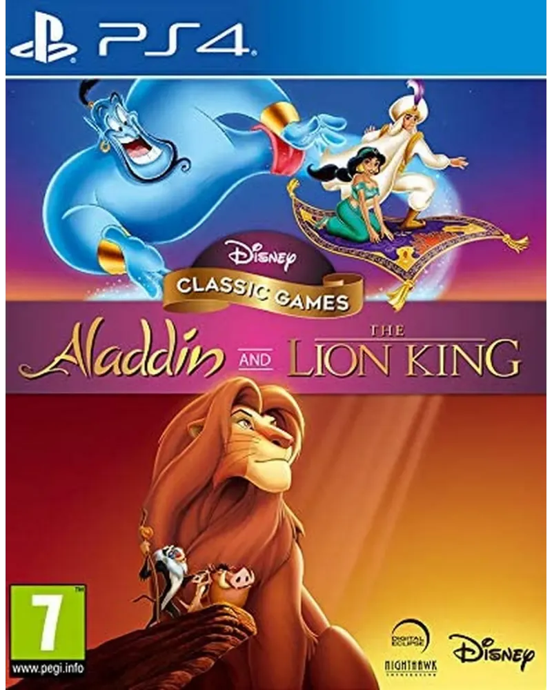 PL4 DISNEY CLASSIC GAMES COLLECTION  Aladdin et Le Roi Lion.    PS4...