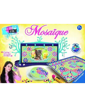 MOSAIQUE  Réalise de très beaux objets en mosaïque. Pièces bijoux e...