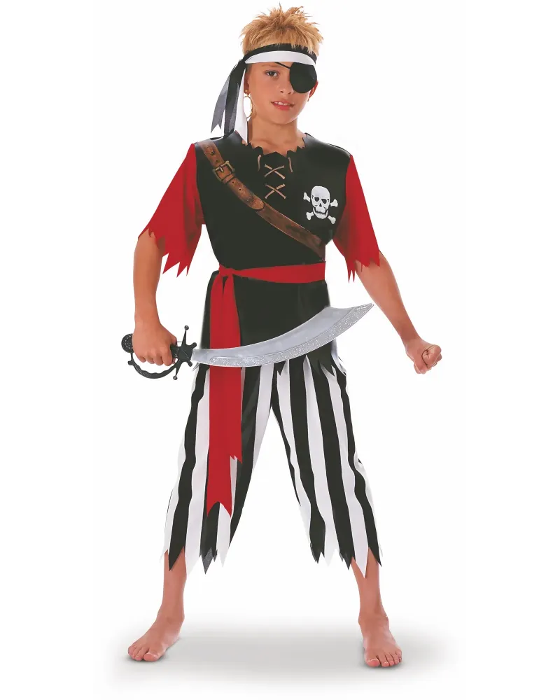 COST PIRATE TAILLE 5/6 ANS  Taille 5-7 ans. RUBI-883786M RUBIE'S Âg...