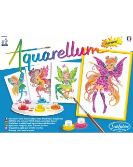 AQUARELLUM JUNIOR NYMPHES  La célèbre technique créative adaptée au...