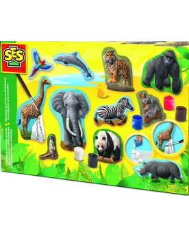 MOULAGES ET PEINTURES ANIMAUX SAUVAGES  11 animaux à mouler puis à ...