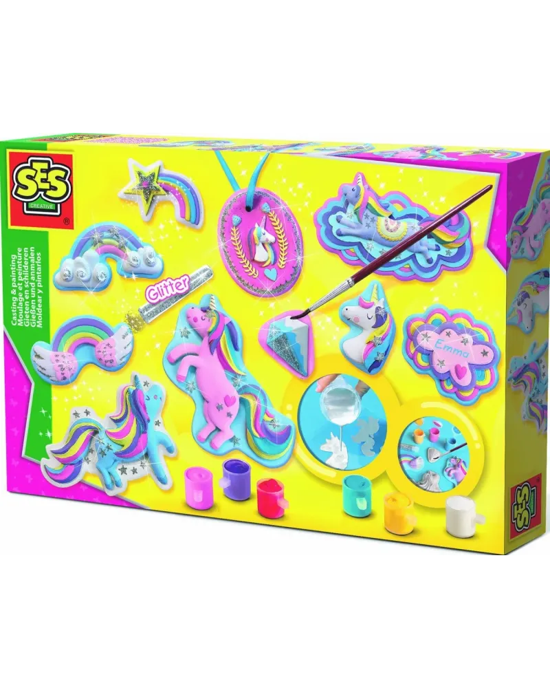 MOULAGE ET PEINTURE LICORNE  Des licornes ainsi qu'un pendentif et ...