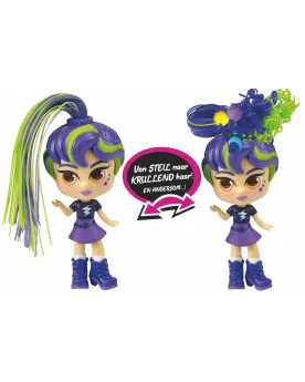 CURLI GIRLS CHARLI  15 cm. Des cheveux à la technologie inédite : T...