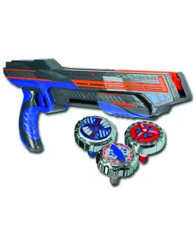 SPINNER MAD PISTOLET LANCE 3 TOUPIES  Tire 3 toupies à la suite ! P...