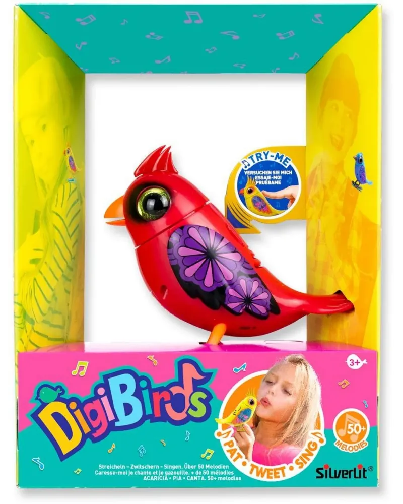 DIGIBIRD CARDINAL  Siffle comme un vrai oiseau. Compagnon intéracti...