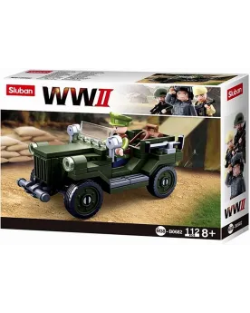 WORLD WAR JEEP + FIG.   SLU38-B0682 SLUBAN Âge Minimum: 8A -Âge Max...