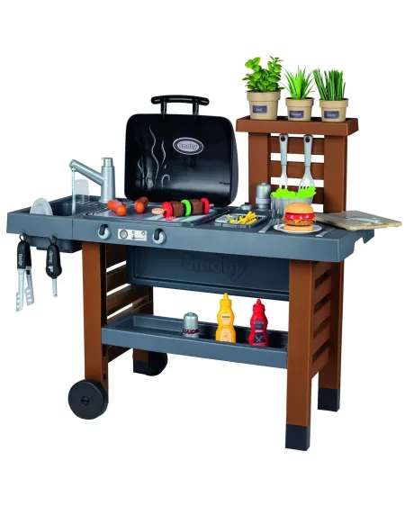 CUISINE DE JARDIN + 43 ACC.  Matière anti-UV. Evolutive. 1 grill, 1...