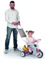 TRICYCLE BE MOVE CONFORT ROSE Armature métallique avec roues silenc...