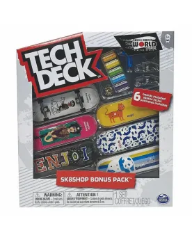 TECH DECK PACK 6 SKATES  L'incontournable atelier pour monter et pe...