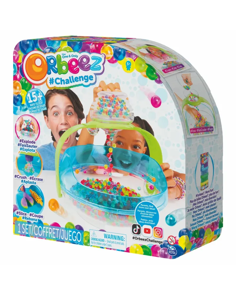 ORBEEZ CHALLENGE SET  15 façons de jouer : fais sauter, écrase, cou...