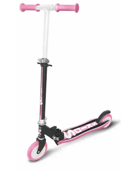 SCOOTER ALU PLIABLE SKIDS ROSE/NOIR  Pliable et légère. Roues 120 m...