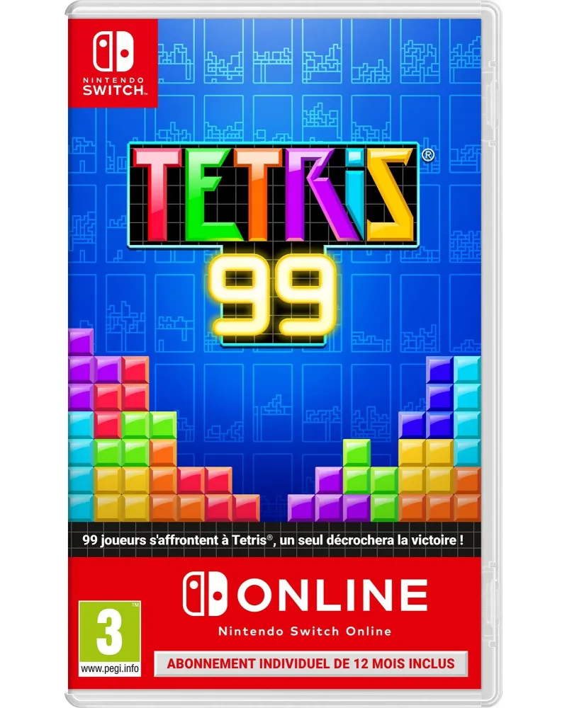 SWITCH TETRIS 99 + NSO FR   SWT10002049 NINTENDO SWITCH Âge Minimum...