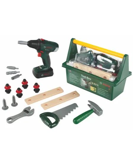 CAISSE A OUTIL BOSCH 14PCES  14 pièces dont une perceuse. THE8520 K...