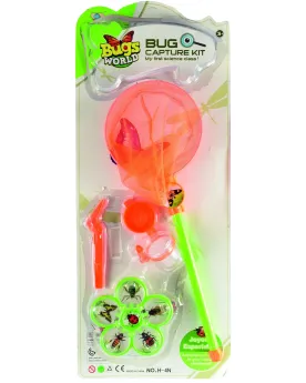 CAPTURE D INSECTES  Filet à papillons + pince + vivarium. TTS63636 ...