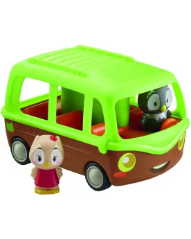 KLOROFIL BUS AVENTURE + 1 PERSO  Appuie sur le toit et "pop", le bu...