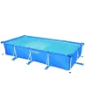 PISCINE RECT. SEMI RIGIDE 450X220X84  450 x 220 x 84 H cm. Pompe 38...