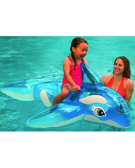 BALEINE 168CM GONFLABLE  163 x 76 cm. Avec poignées. WET58523 INTEX...