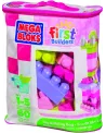 SAC 60 BLOCS ROSES   MGB8417U MEGABLOKS Âge Minimum: 1A -Âge Maximu...