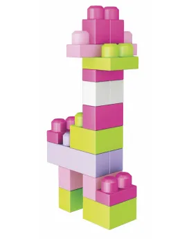 SAC 60 BLOCS ROSES   MGB8417U MEGABLOKS Âge Minimum: 1A -Âge Maximu...