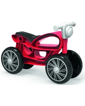 PORTEUR MINI CUSTOM ROUGE  4 roues pour plus de stabilité. Aucun as...