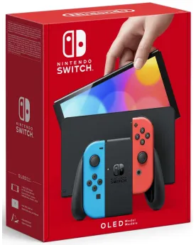 SWITCH CONSOLE OLED ROUGE&BLEUE   SWT10007455 NINTENDO SWITCH Âge M...