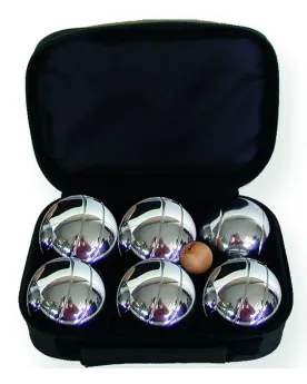 SAC PETANQUE 6 BOULES 720GR  6 boules de 720 g, un cochonnet, un me...