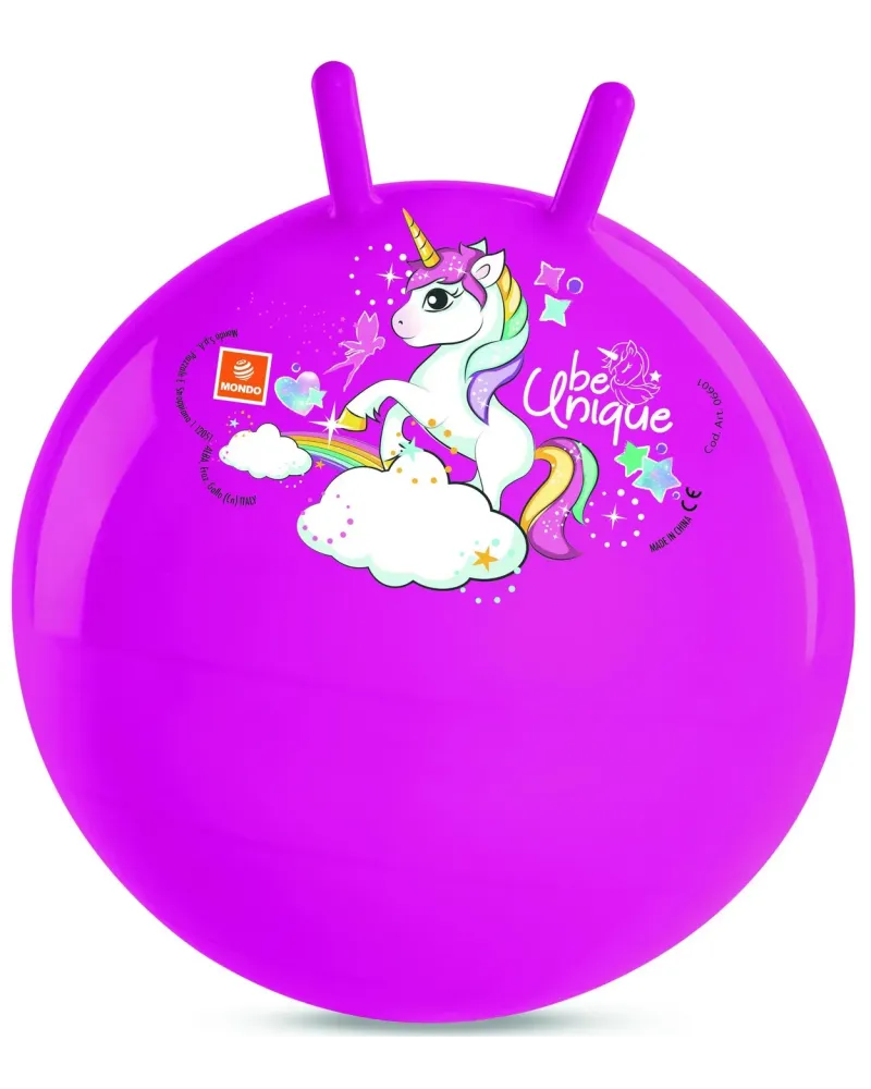 BALLON SAUTEUR LICORNE  45 cm. MND06-601 MONDO Âge Minimum: 3A -Âge...