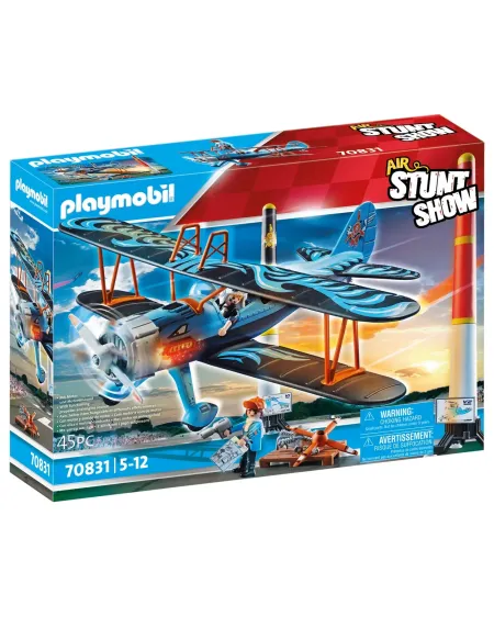 AIR STUNTSHOW BIPLAN "PHENIX"   PMB70831 PLAYMOBIL Âge Minimum: 5A ...