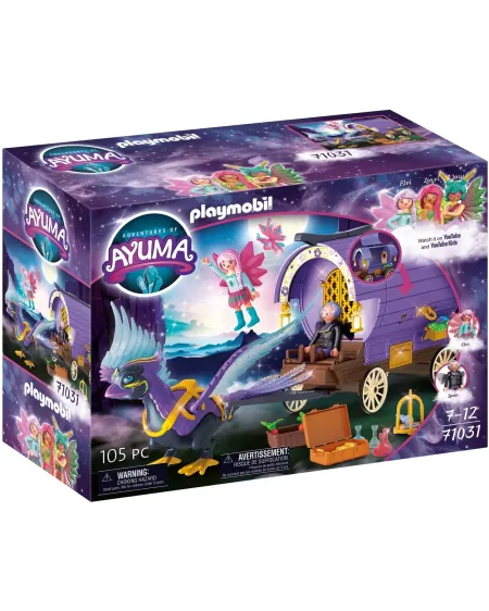 CHARIOT AVEC FEES ET PHENIX   PMB71031 PLAYMOBIL Âge Minimum: 7A -Â...