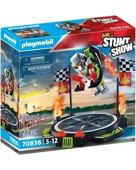 AIR STUNTSHOW PILOTE AVEC REACTEUR DORSA   PMB70836 PLAYMOBIL Âge M...