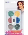 PALETTE MAKE UP 6 GALETS GLITTER + ACCS  6 galets de grimage brilla...