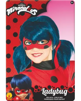 PERRUQUE LADYBUG MIRACULOUS   RUBI-32929 RUBIE'S Âge Minimum: 5A -Â...