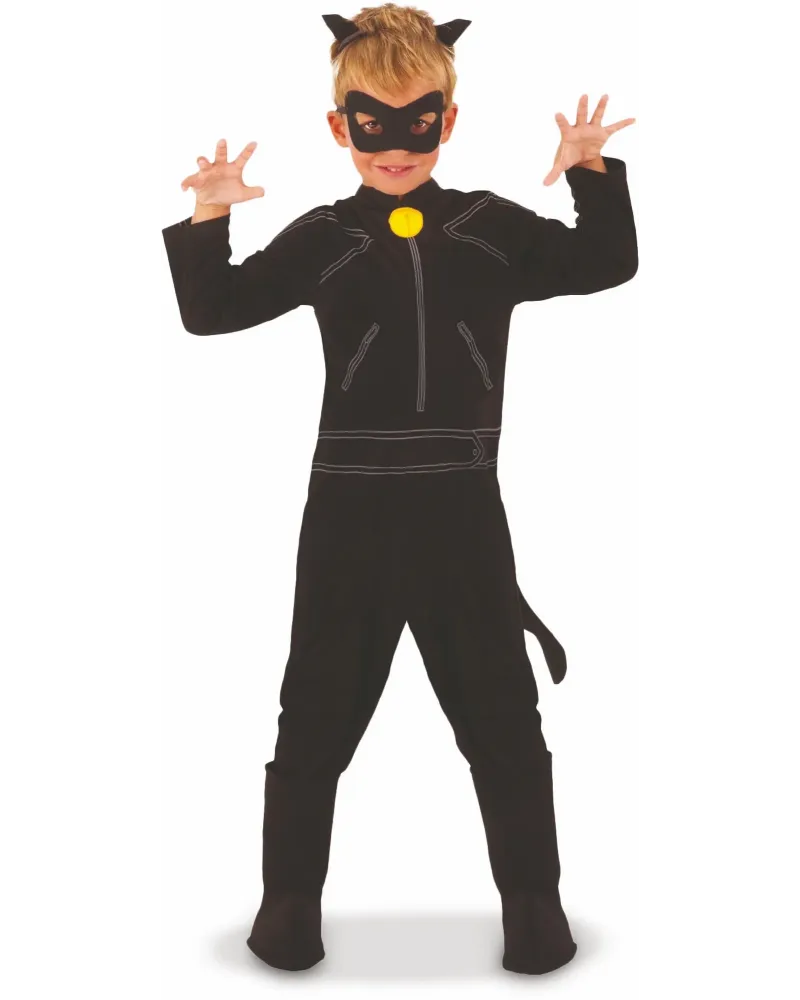 COST. CLASSIQUE CHAT NOIR MIRACULOUS 7/8  Tailles : M, L ou XL. RUB...