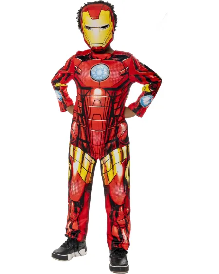 COST GREEN COLL IRON MAN 7/8 ANS  Combinaison en jersey + masque Ta...