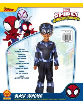 COST CLASSIQUE BLACK PANTHER SPIDEY 3/4A   RUB301675T34 RUBIE'S Âge...